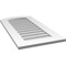 Ekena Millwork Arch Top Surface Mount PVC Gable Vent: Functional, w/ 3-1/2"W x 1"P Standard Frame, 18"W x 36"H GVPAR18X3601SF - alternate 3